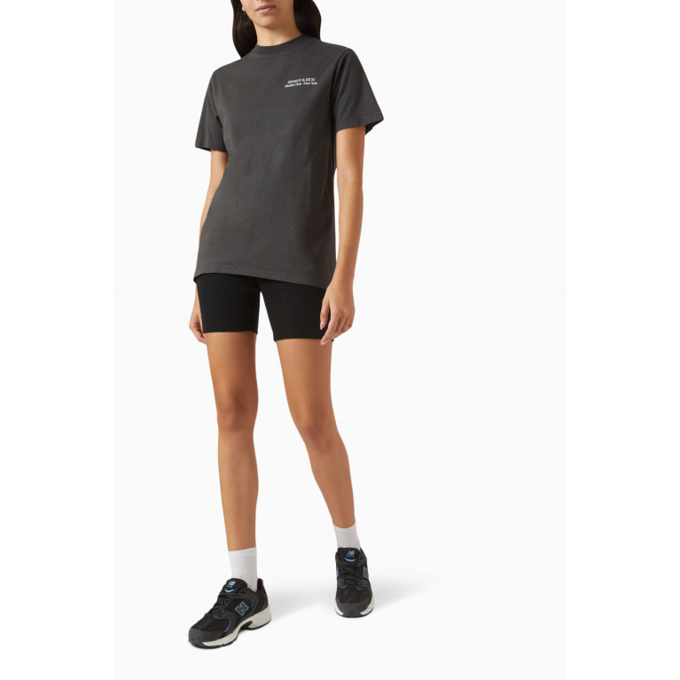 Sporty & Rich - New Drink More Water T-shirt in Cotton-jersey