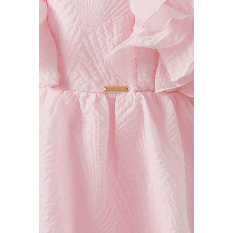 Poca & Poca - Ruffle-sleeve Dress