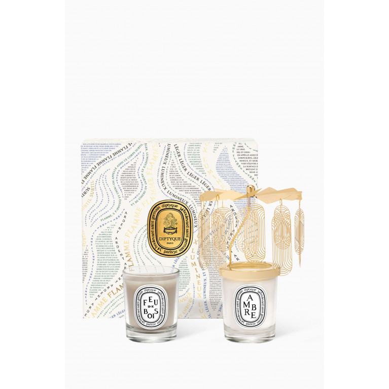 Diptyque - Scented Candle and Carousel Gift Set (2 x 70g)