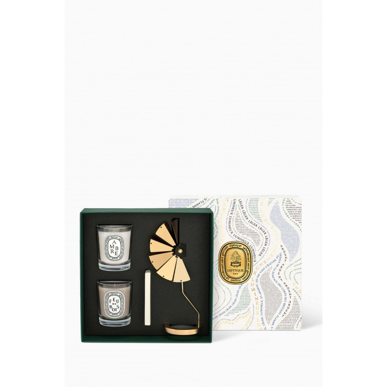 Diptyque - Scented Candle and Carousel Gift Set (2 x 70g)