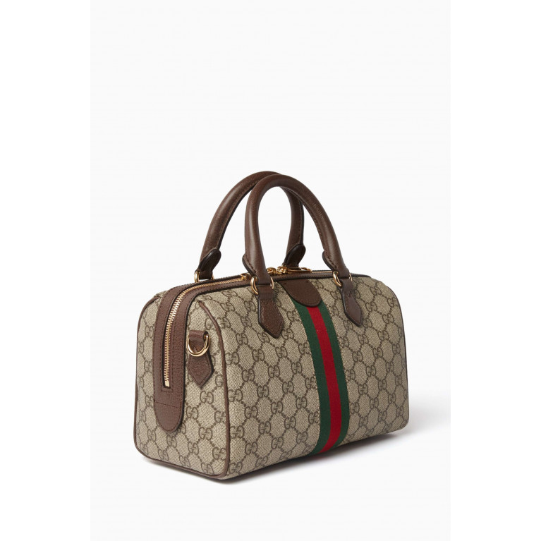 Gucci - Boston Duffle Bag in GG Canvas