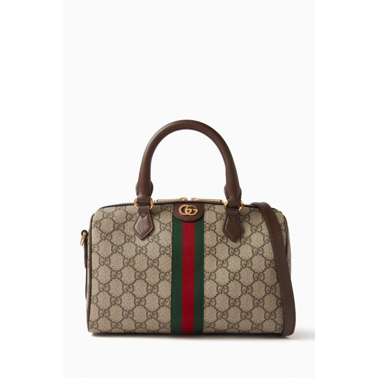 Gucci - Boston Duffle Bag in GG Canvas