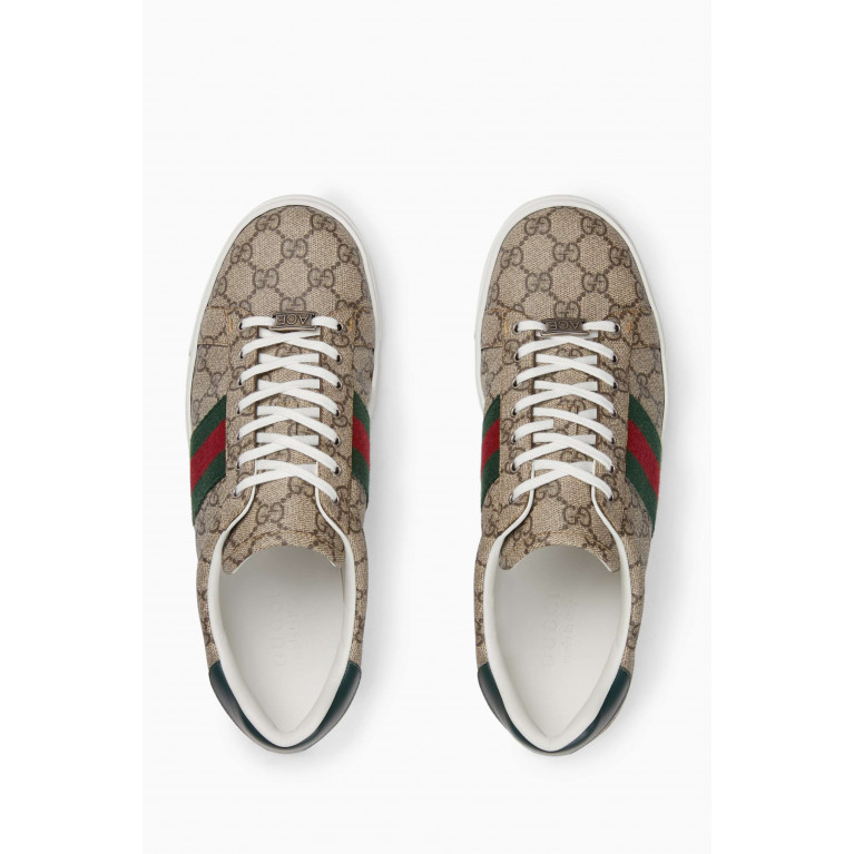Gucci - Ace Sneakers in GG Supreme Canvas