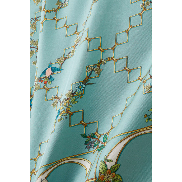 Gucci - Animal & Floral-print Carré in Silk Twill