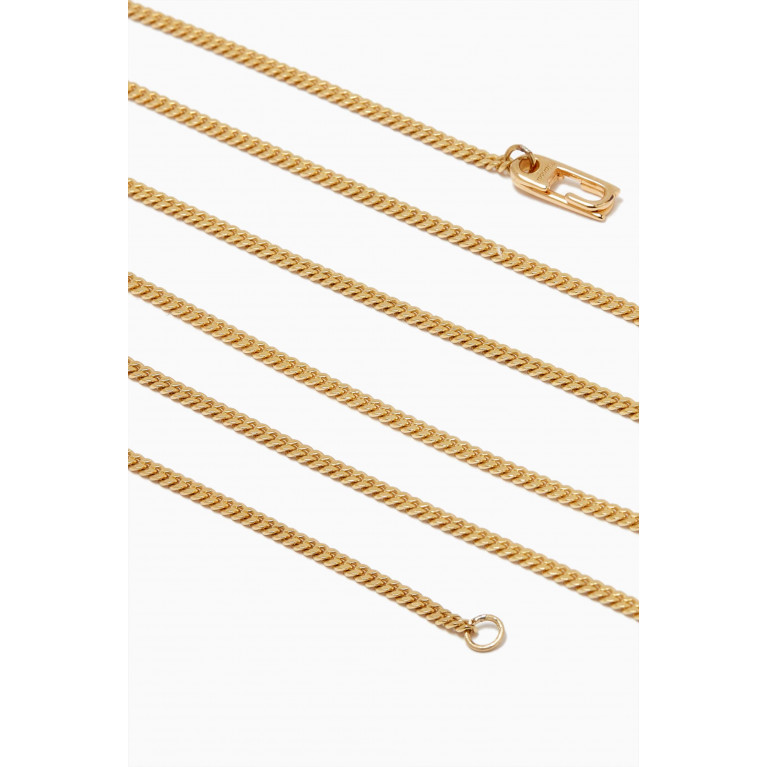 Miansai - Mini Annex Chain Necklace in Gold Vermeil, 2mm