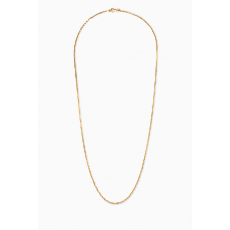 Miansai - Mini Annex Chain Necklace in Gold Vermeil, 2mm