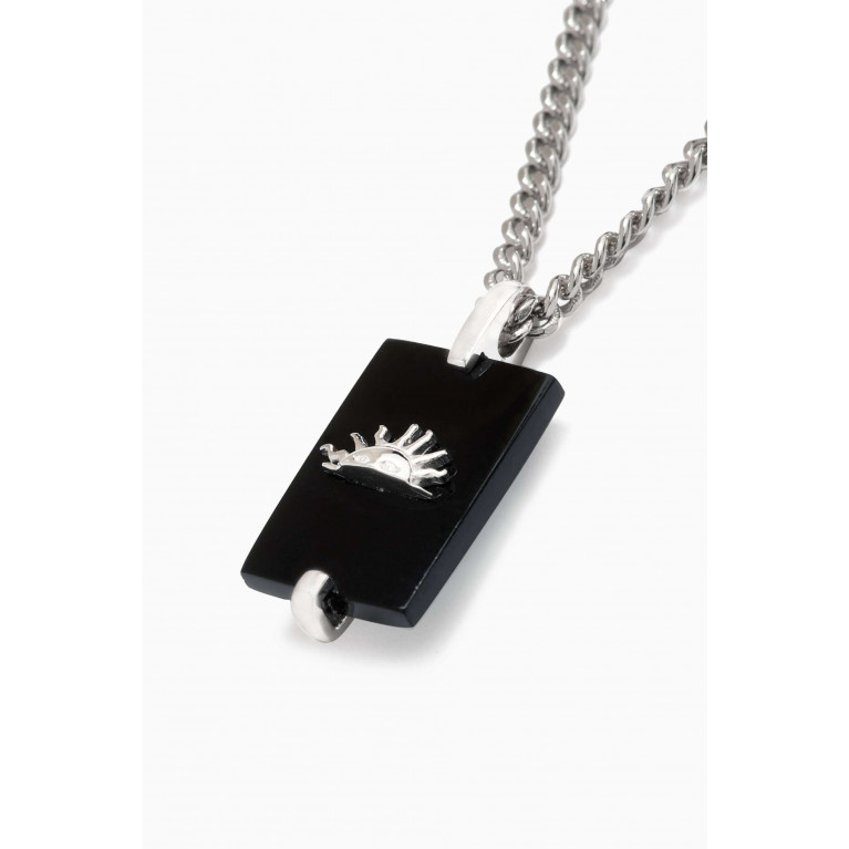 Miansai - Sol Onyx Necklace in Sterling Silver