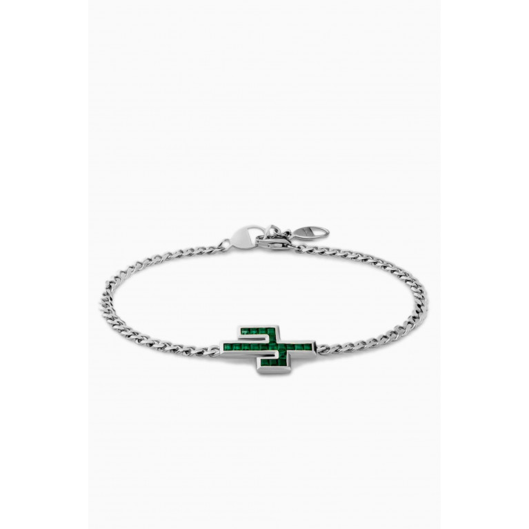Miansai - Cactus Onyx Bracelet in Sterling Silver