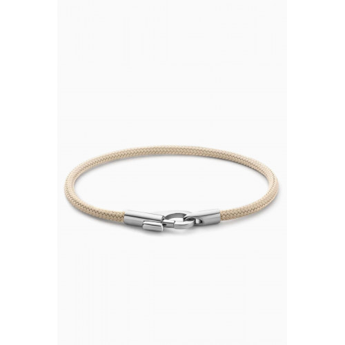 Miansai - Snap Rope Bracelet in Sterling Silver Neutral