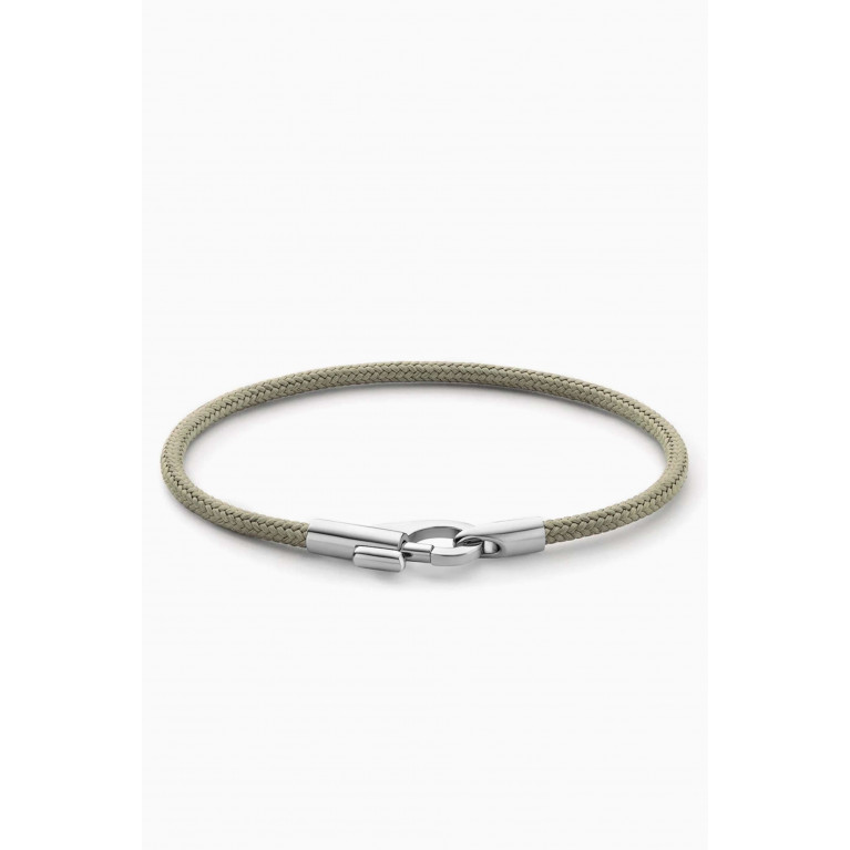 Miansai - Snap Rope Bracelet in Sterling Silver Neutral
