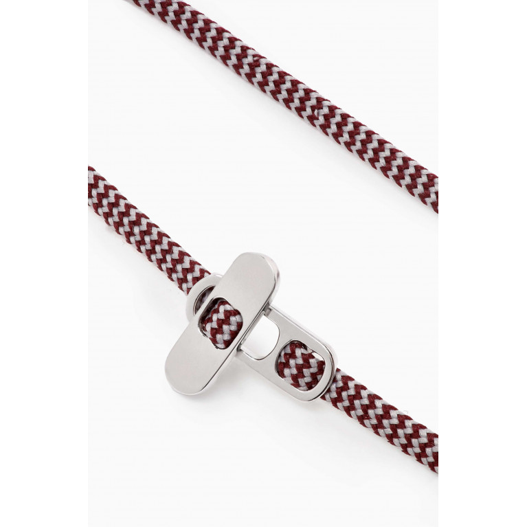 Miansai - Metric Rope Bracelet in Sterling Silver, 2.5mm