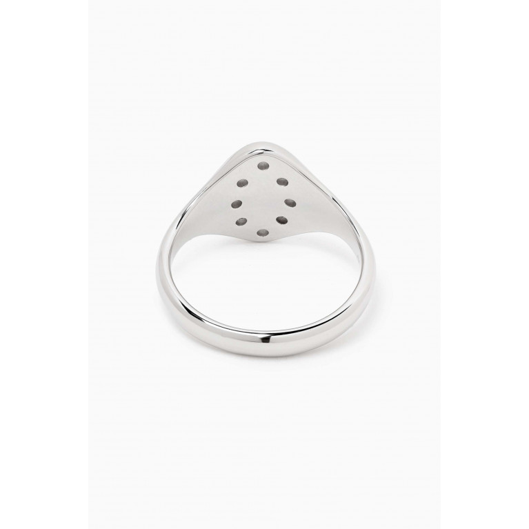 Miansai - Octo Diamonds Ring in Sterling Silver