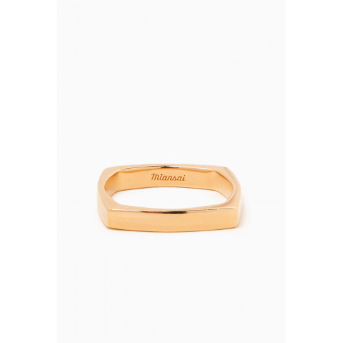 Miansai - Level Ring in Gold Vermeil