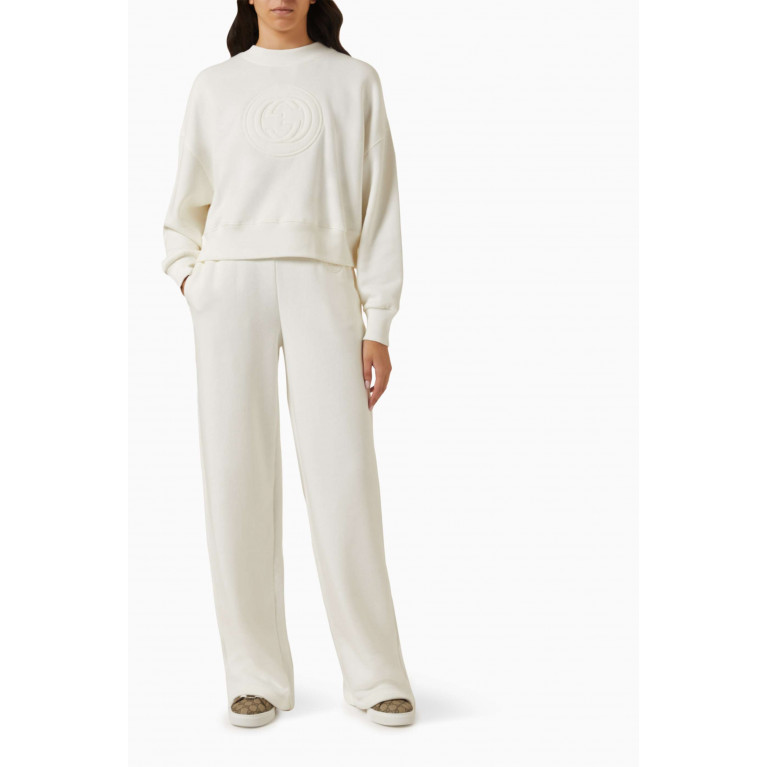 Gucci - Drawstring Pants in Felted Cotton-jersey