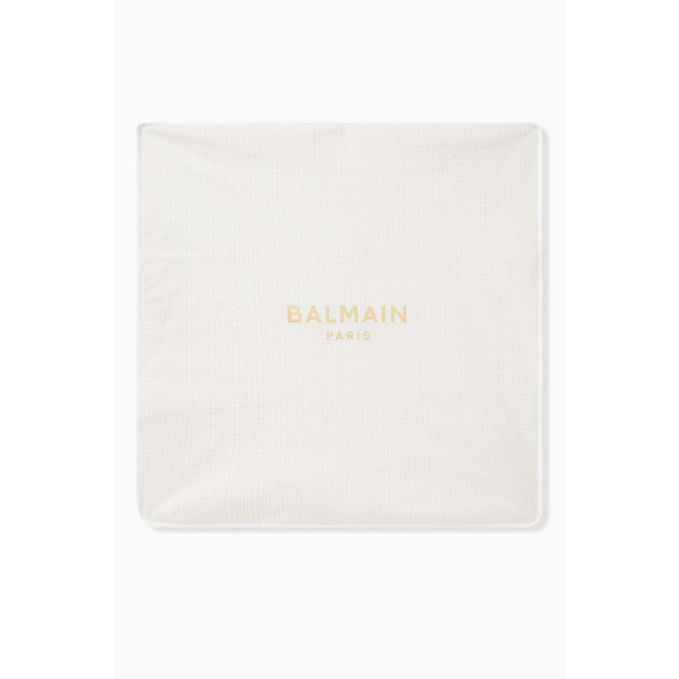 Balmain - Logo Blanket in Cotton