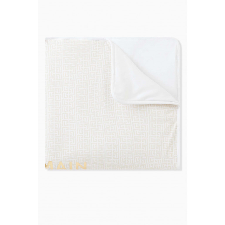 Balmain - Logo Blanket in Cotton
