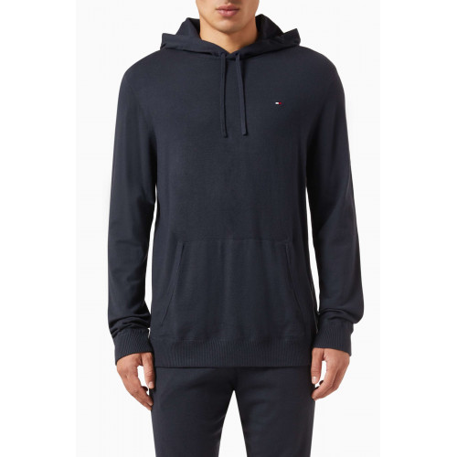 Tommy Hilfiger - Embroidered Logo Hoodie in Jersey