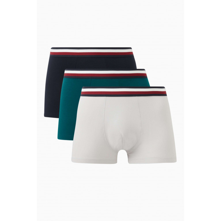 Tommy Hilfiger - Global Stripe Trunks in Stretch Modal-cotton Blend, Set of 3