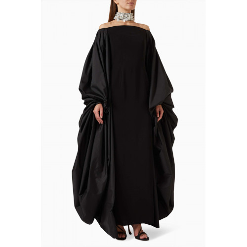 Anatomi - Fiora Draped Maxi Dress Black