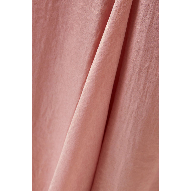 Amri - Godet-pleated Dress Pink