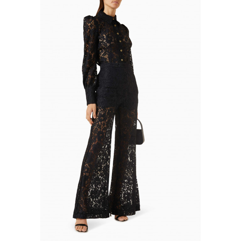 Zimmermann - Matchmaker Flared Pants in Lace