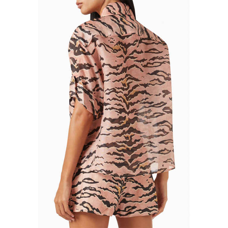 Zimmermann - Matchmaker Safari Shirt in Linen-blend