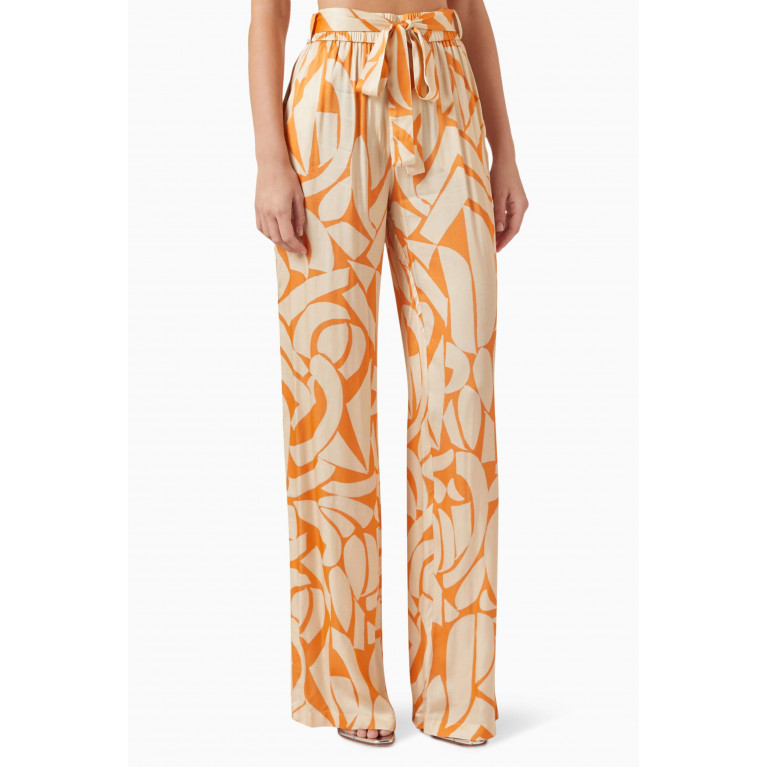 Alexis - Cassell Mirage-print Pants
