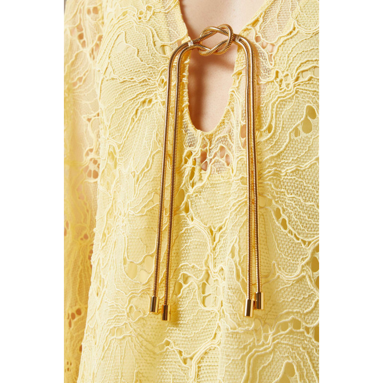Alexis - Sariyah Maxi Dress in Lace Yellow