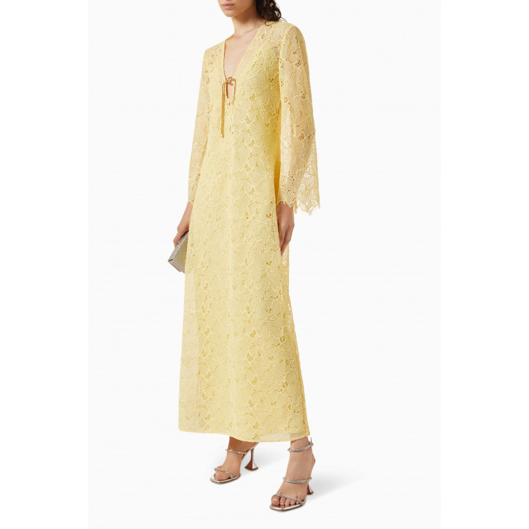 Alexis - Sariyah Maxi Dress in Lace Yellow