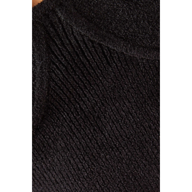 Sandro - Yaniv Crop Knit Sweater in Velvet