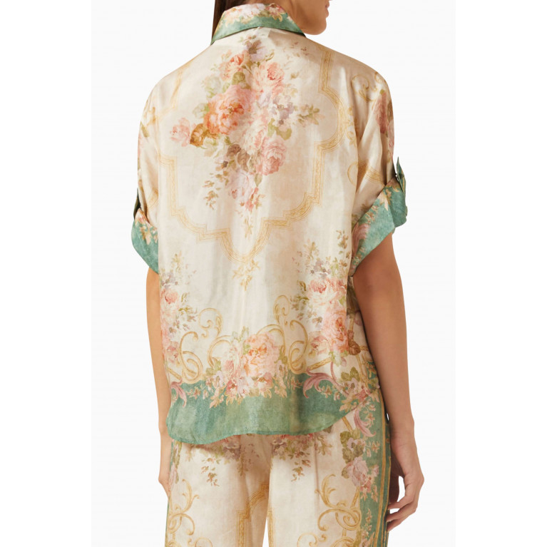 Zimmermann - August Floral-print Shirt in Silk