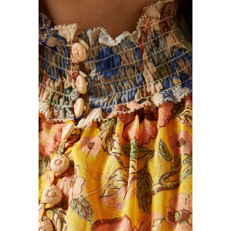 Zimmermann - Junie Lantern Mini Dress in Cotton