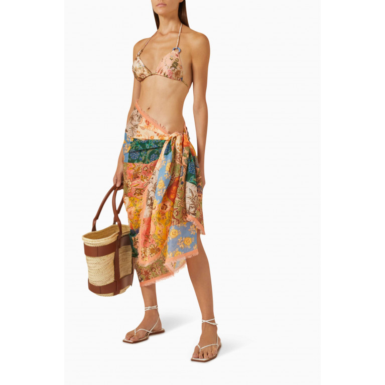 Zimmermann - Printed Pareo Sarong in Cotton