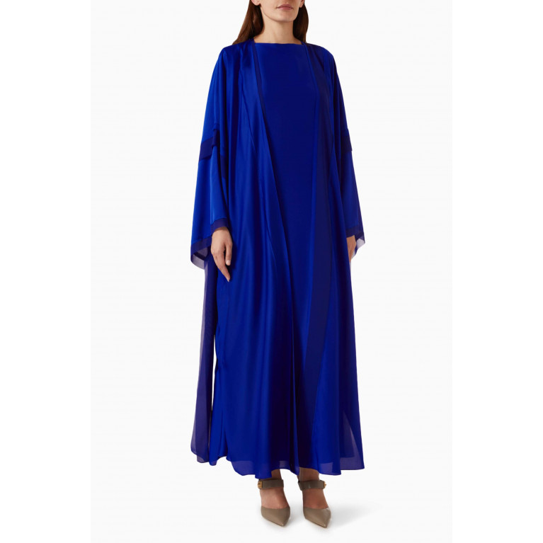 Al Mraikn - 3-piece Abaya Set in Silk