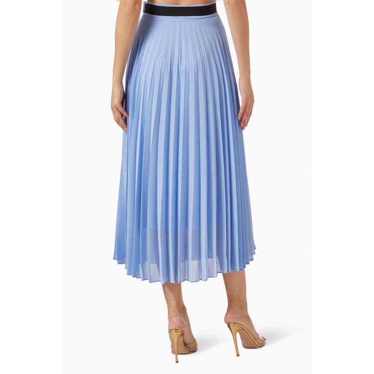 Setre - Pleated Midi Skirt Blue