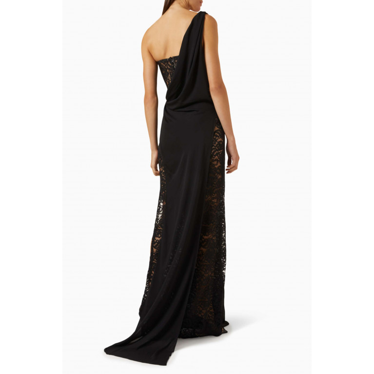 Museum of Fine Clothing - Sophia One-shoulder Gown in Lace