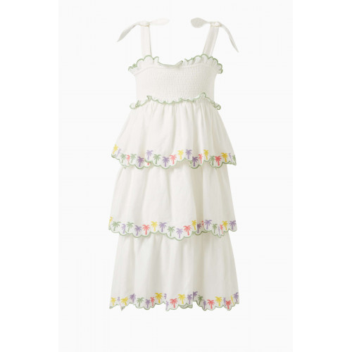 Zimmermann - August Shirred Dress in Cotton