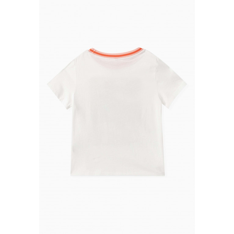 Zimmermann - Graphic Logo Print T-shirt in Linen-cotton Blend