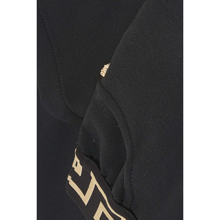 Versace - Logo Waistband Pants in Cotton-blend
