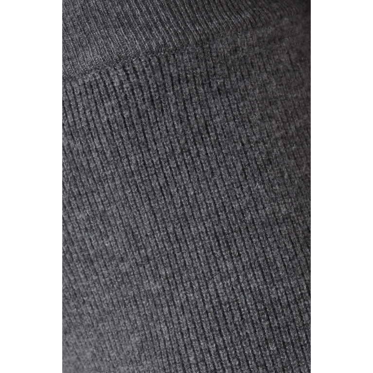 Izaak Azanei - Cropped Pants in Wool-cashmere Knit