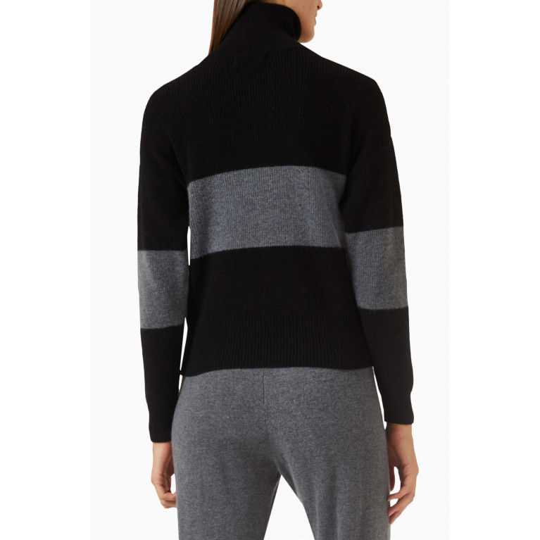 Izaak Azanei - Colour-block Sweatshirt in Merino Wool