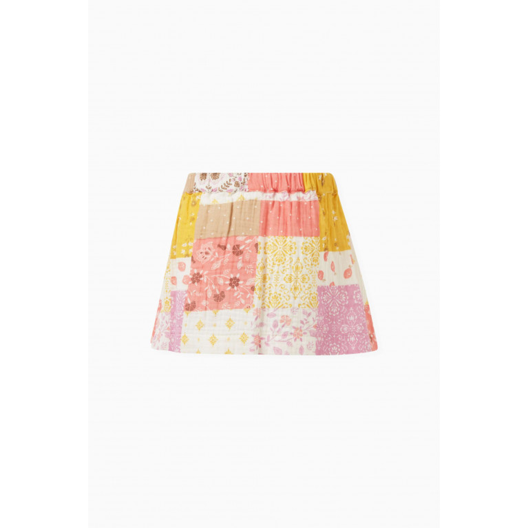 Purebaby - Patchwork Skirt in Organic Cotton