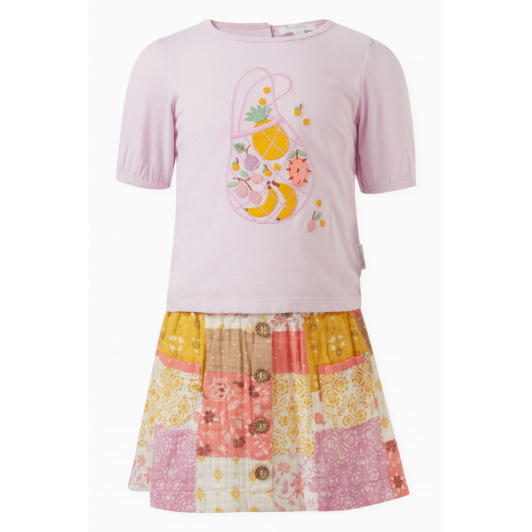 Purebaby - Patchwork Skirt in Organic Cotton