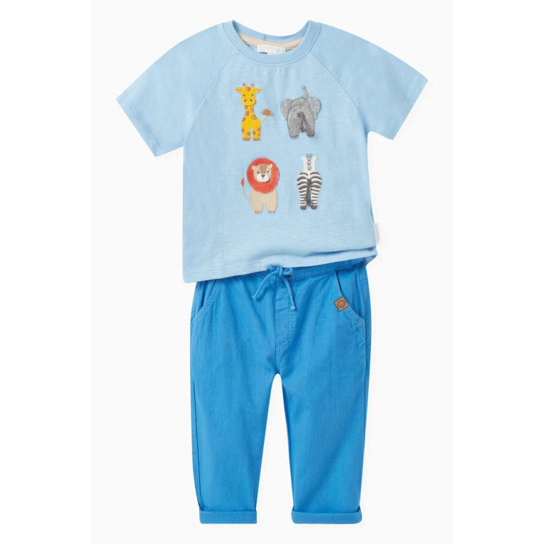Purebaby - Animal Relaxed T-shirt in Organic Cotton-jersey