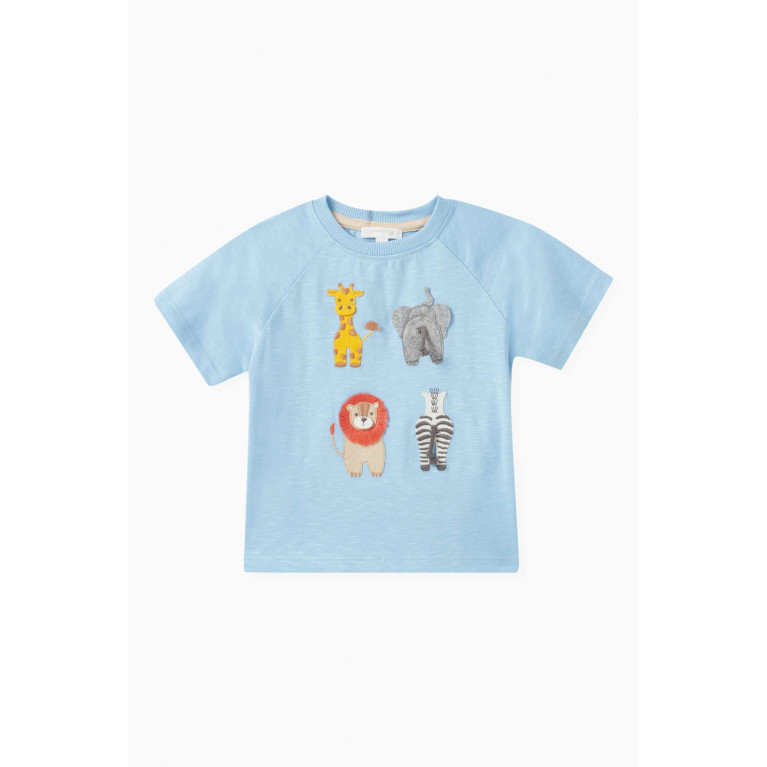 Purebaby - Animal Relaxed T-shirt in Organic Cotton-jersey