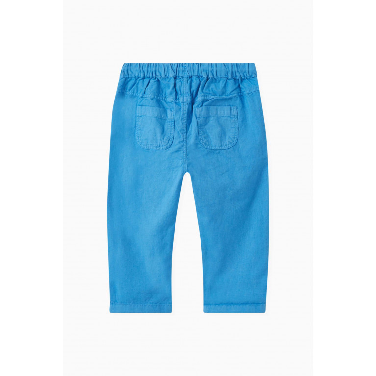 Purebaby - Tapered-leg Chino Pants in Linen-blend