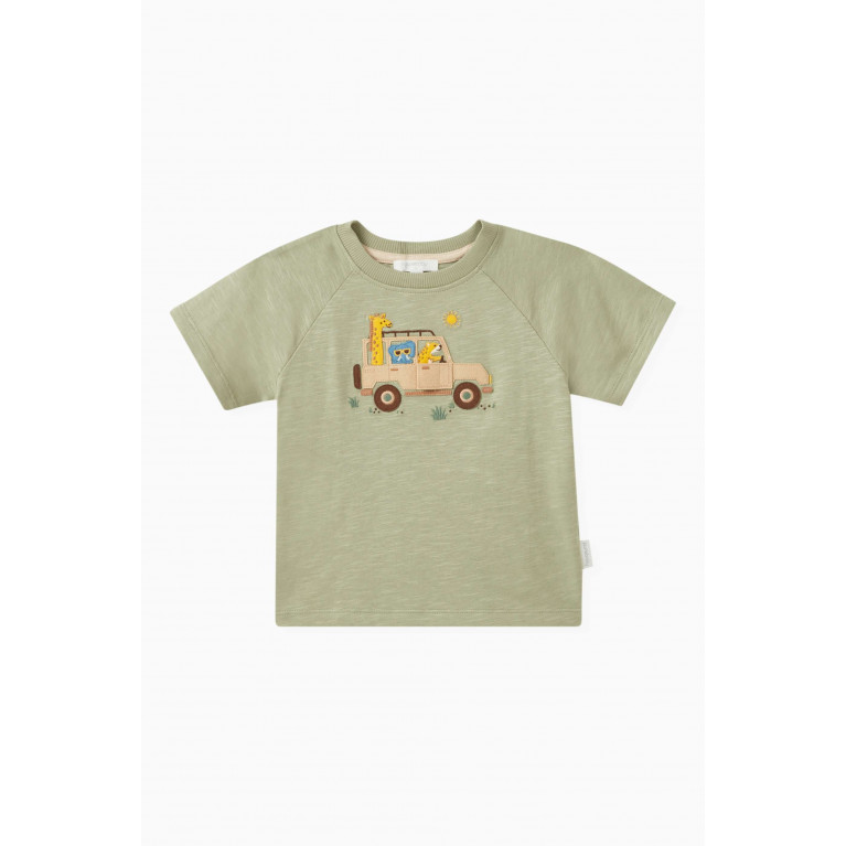 Purebaby - On Safari Relaxed T-shirt in Organic Cotton-jersey