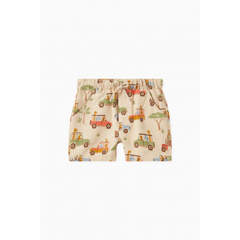 Purebaby - Safari Pull-on Shorts in Organic Cotton
