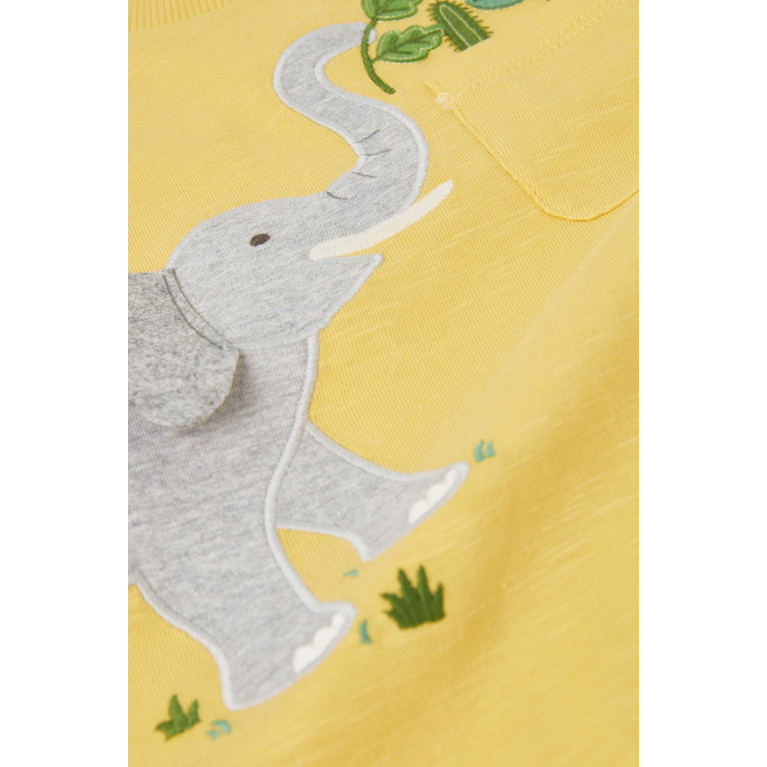 Purebaby - Hungry Elephant T-shirt in Organic Cotton-jersey