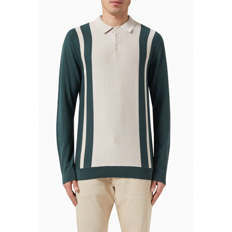Selected Homme - Knitted Polo Shirt in Organic Cotton